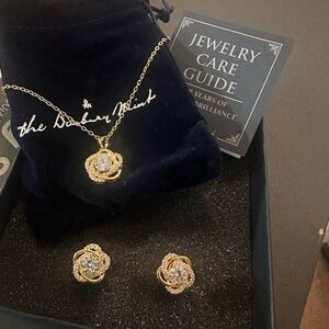Danbury Mint Gold and Silver Necklace Set